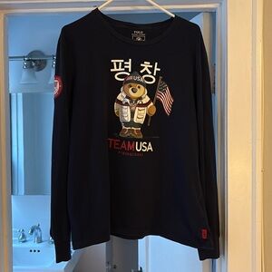 Team USA Pyeongchang 2018 Polo Ralph Lauren Longsleeve T-Shirt